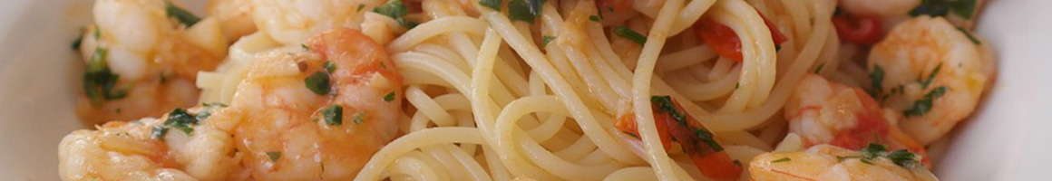 Eating Italian at Chimento's Spaghetti House restaurant in St Cloud, FL.
